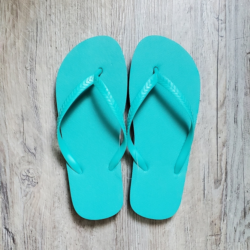 Aqua Flip Flops - S